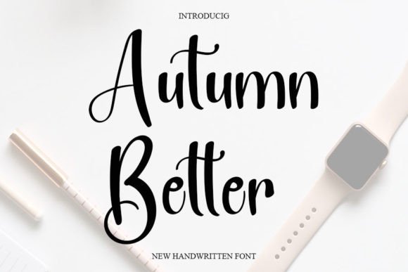 Autumn Batter: A Handwritten Font for Editorial Warmth