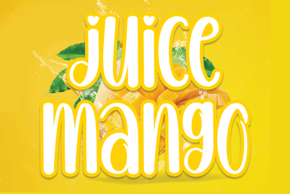 Boost Your Brand with Juice Mango: A Versatile Handwritten Font