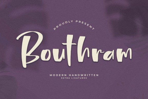Bouthram: A Modern Handwritten Font for Clearer Campaign Messages