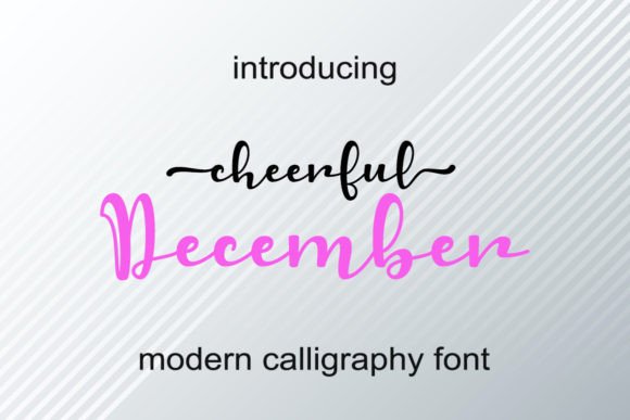Cheerful December: The Script Font That Brings Designs to Life