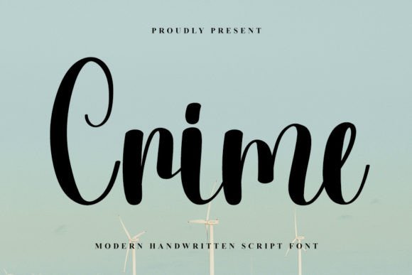 Crime: A Font for Campaigns That Need Elegance and Distinction