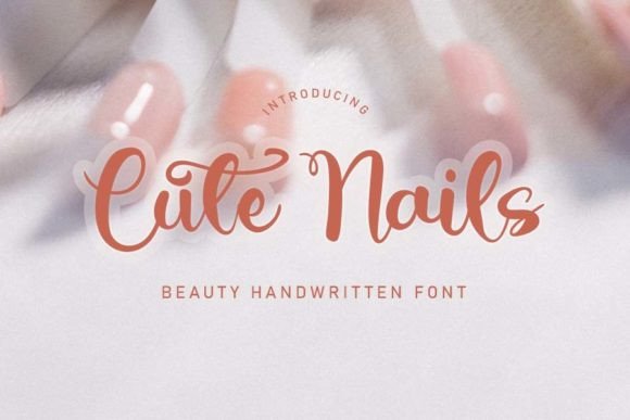 Cute Nails: An Elegant Script Font for Editorial Design