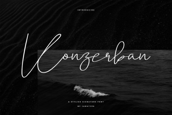 Discover the Elegance of Konzerban: A Handwritten Script Font