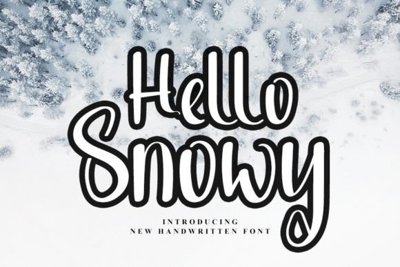 Exploring Hello Snowy: A Versatile Handwritten Font for Modern Branding