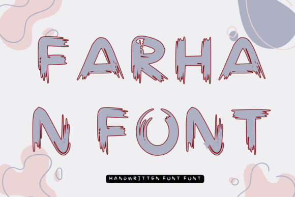 Farhan: A Bold Script Font for Handmade Product Design