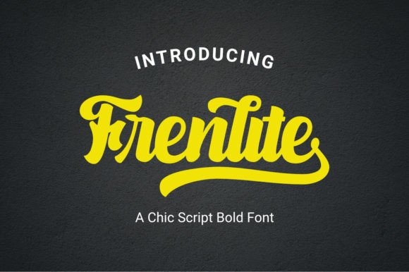 Frenlite: A Script Font Designed for Digital Visibility