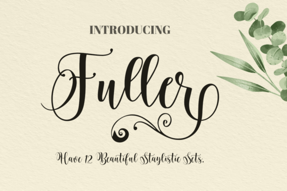 Fuller: An Elegant Script Font for Digital Branding