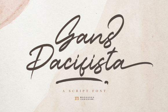 Gans Pacifista: A Script Font Built for Modern Campaigns