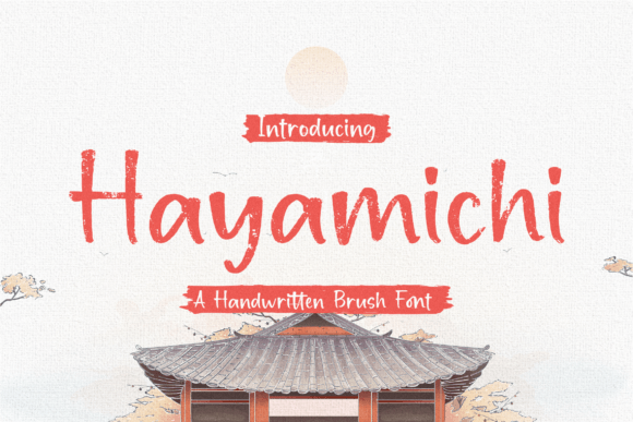 Hayamichi: A Handwritten Brush Font for Digital Expression