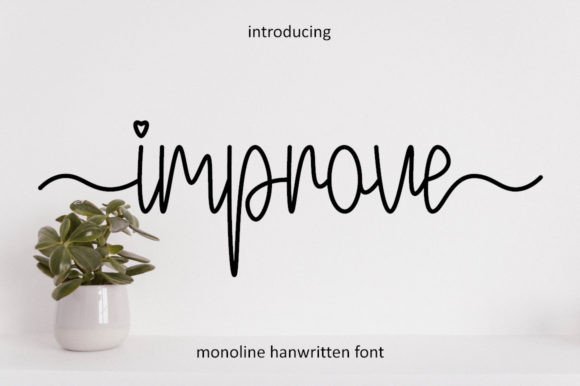 Improve: A Versatile Script Font for Digital Marketing