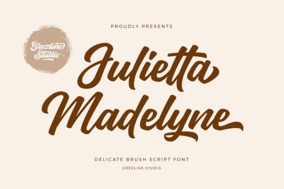 Julietta Madelyne: A Craft Maker's Brush Script Font