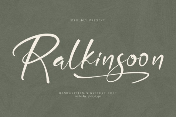 Ralkinsoon: A Signature Script Font for Modern Marketers
