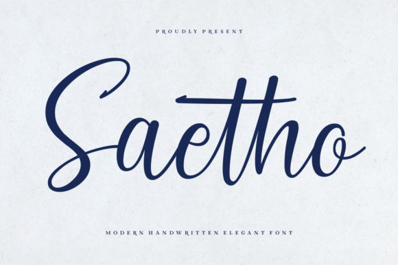 Saetho: A Modern Script with Editorial Warmth