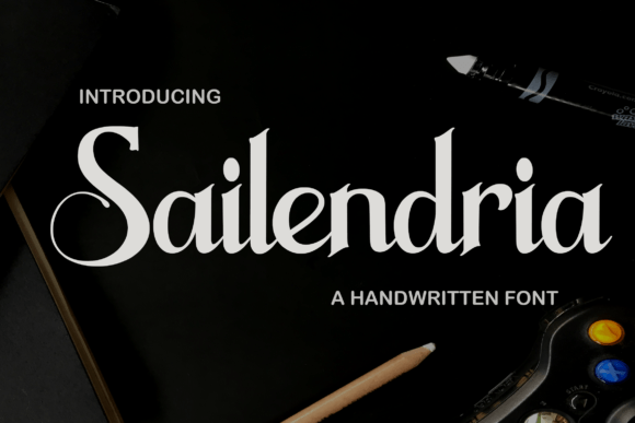 Sailendria: A Stylish Handwritten Font for Editorial Design