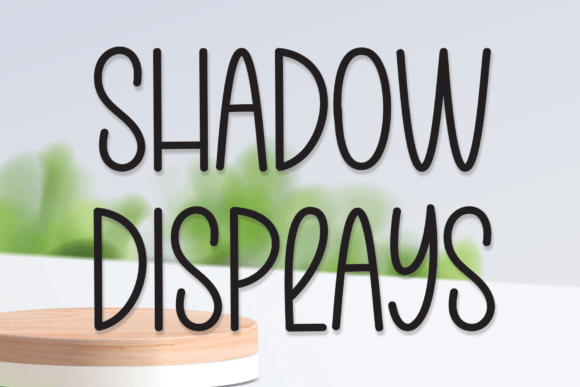 Shadow Displays: A Handwritten Font for Engaging Visuals