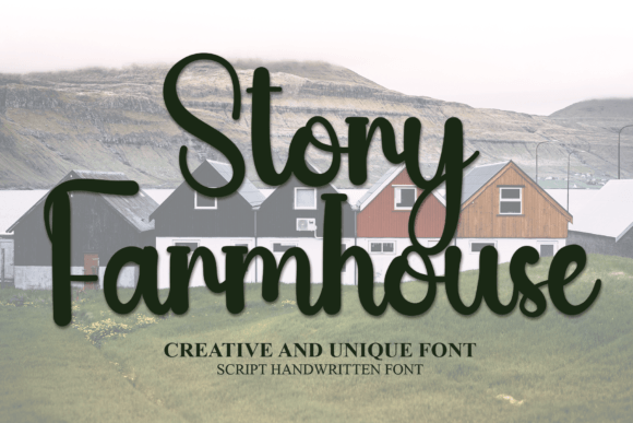 The Story Farmhouse Font: A Friendly Handwritten Touch for Digital Design