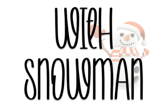 With Snowman: The Font That Brings Charm to Your Crafted Products